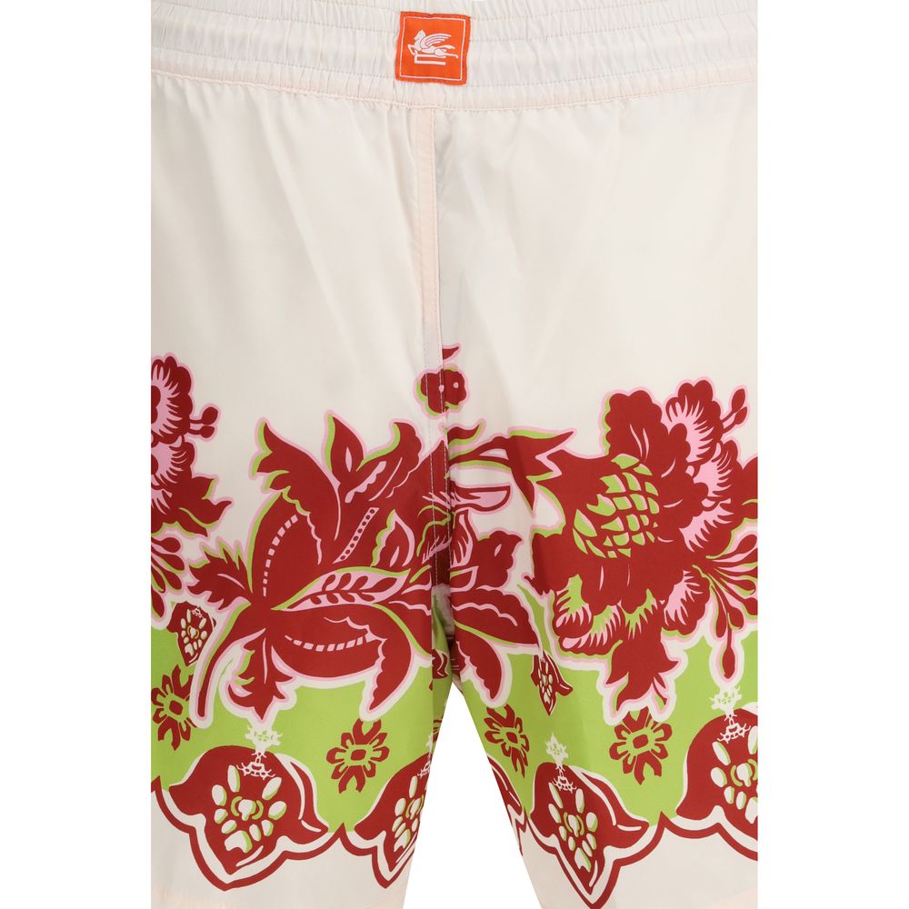 Multicolor Polyester Shorts - ventzia