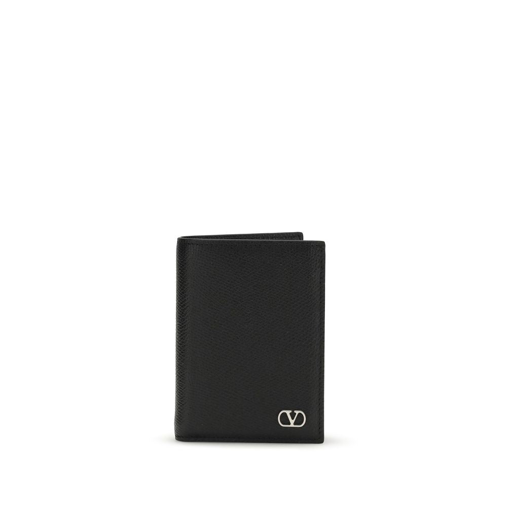 Black Calf Leather Bos Taurus Wallet - ventzia