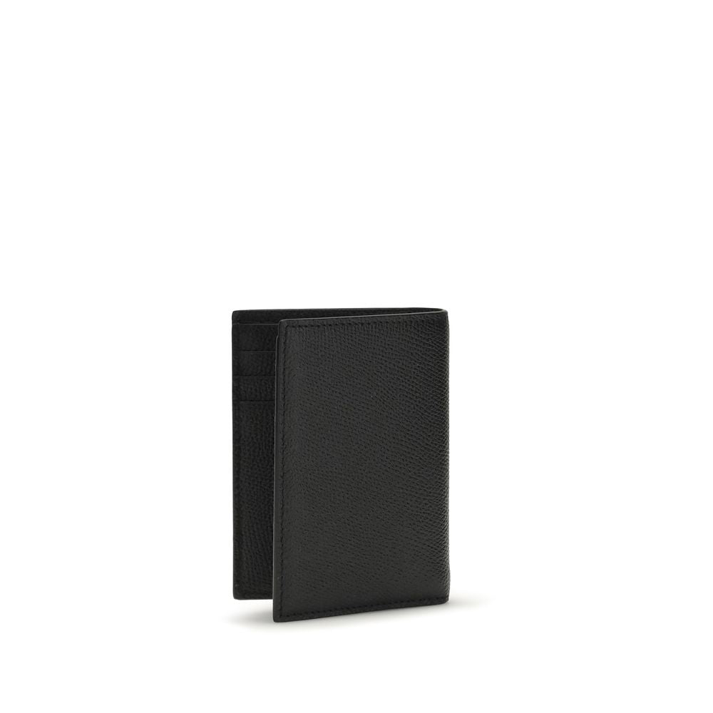 Black Calf Leather Bos Taurus Wallet - ventzia