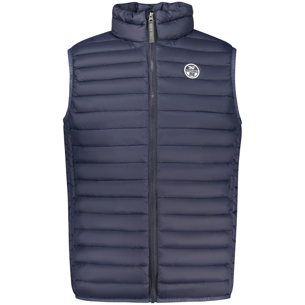 Blu Poliammide Men's Jacket