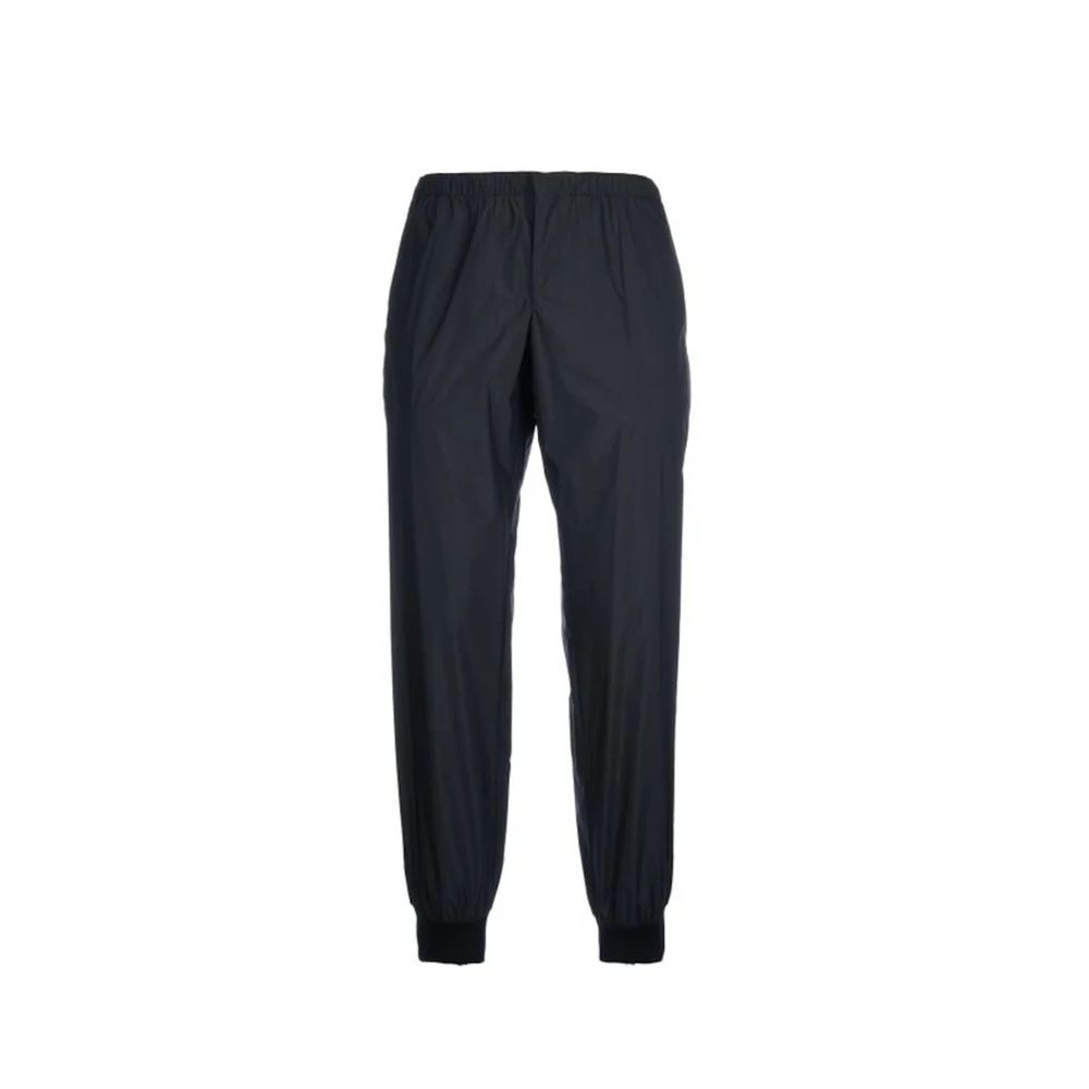 Black Nylon Joggers (Workout Pants) - ventzia