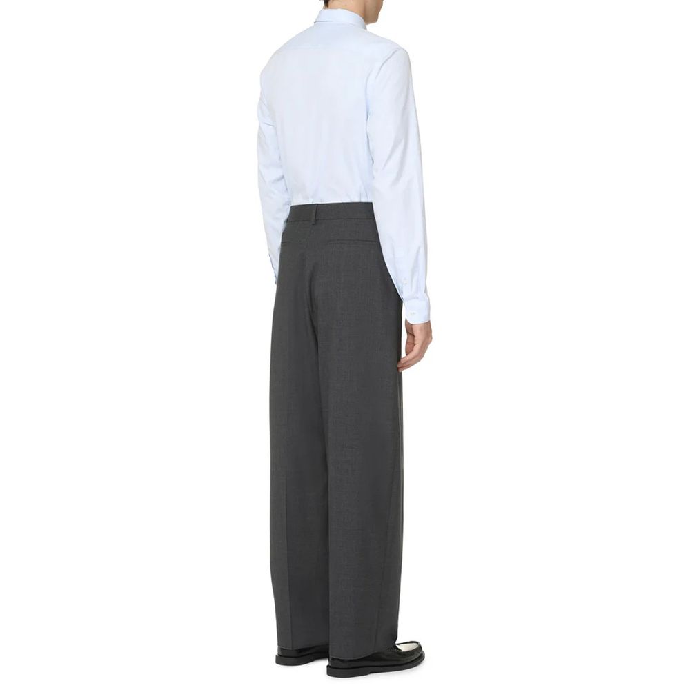 Blue Cotton Dress Shirt - ventzia