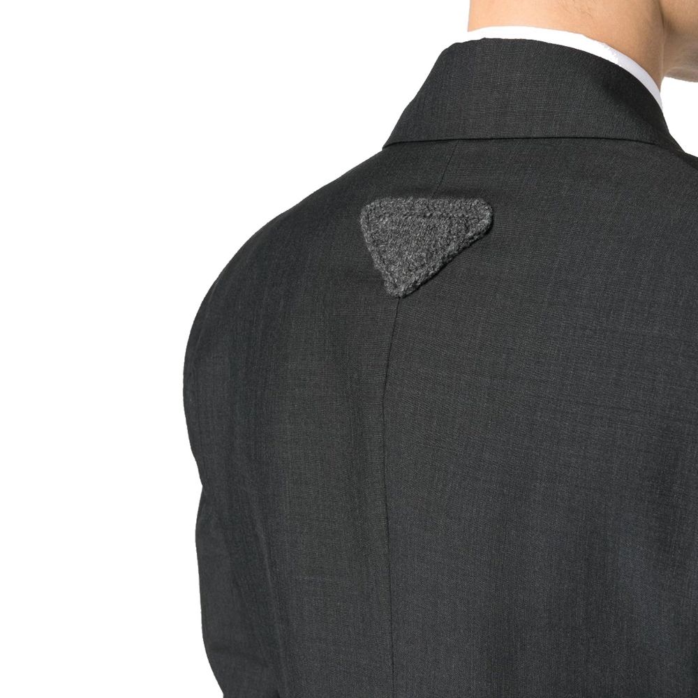 Gray Wool Coat - ventzia