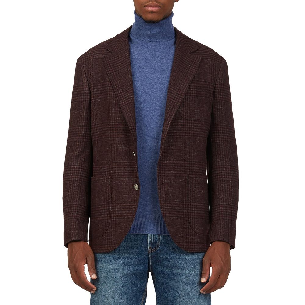 Multicolor Wool Blazer - ventzia