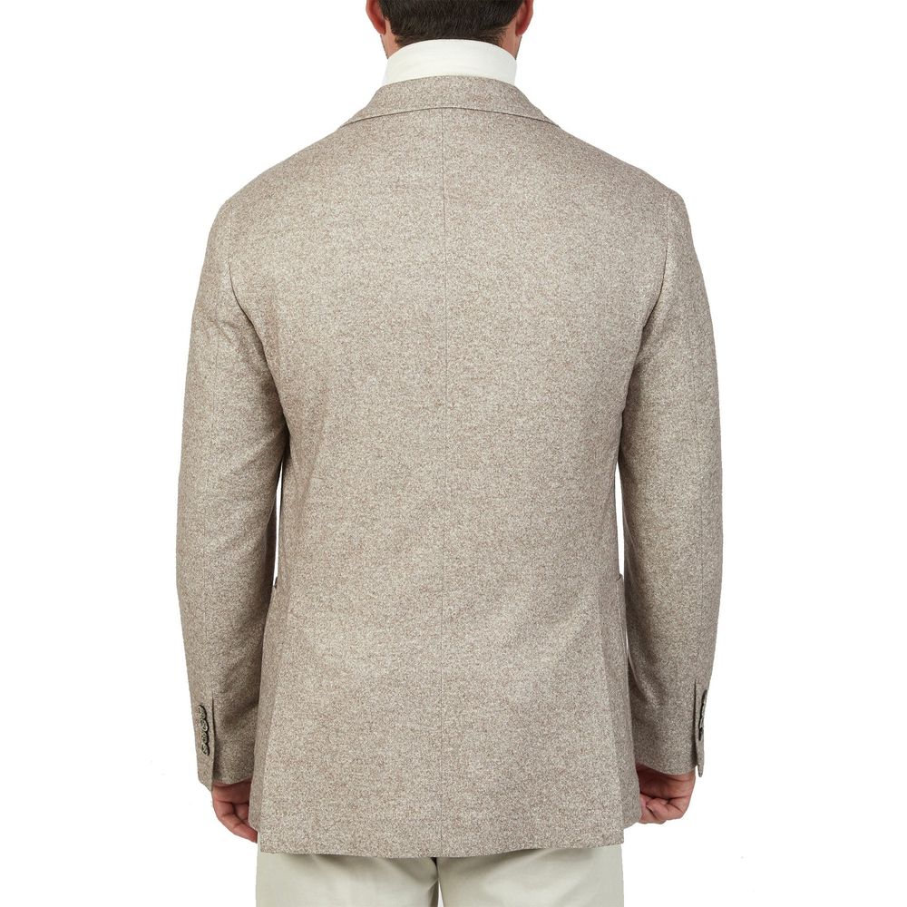 Beige Cashmere Coat - ventzia