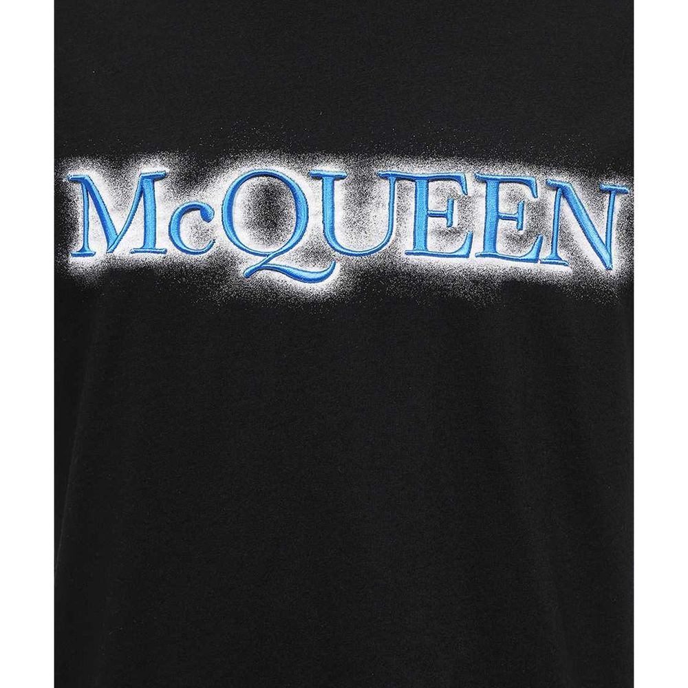 Black Cotton T-Shirt - ventzia