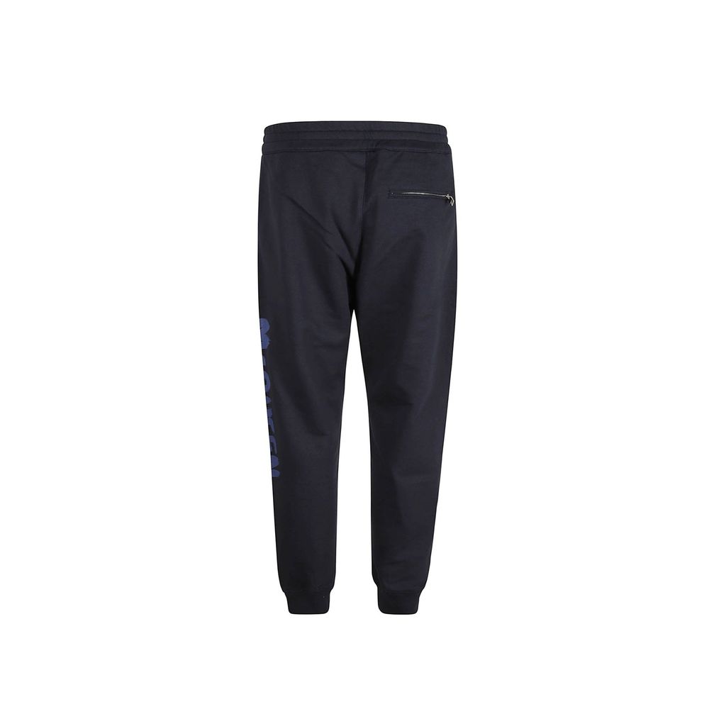 Blue Cotton Joggers (Workout Pants) - ventzia