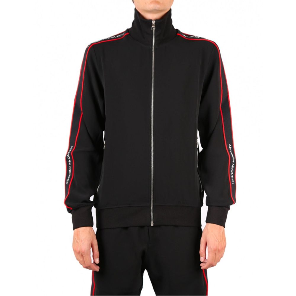 Black Viscose Sweatshirt - ventzia