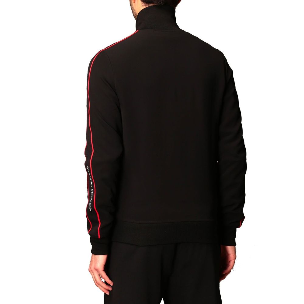 Black Viscose Sweatshirt - ventzia