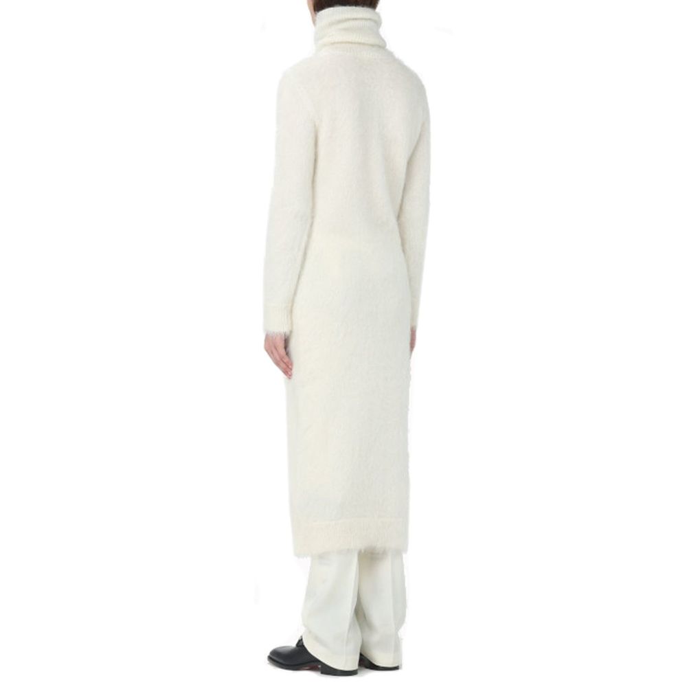 White Mohair Sweatshirt - ventzia