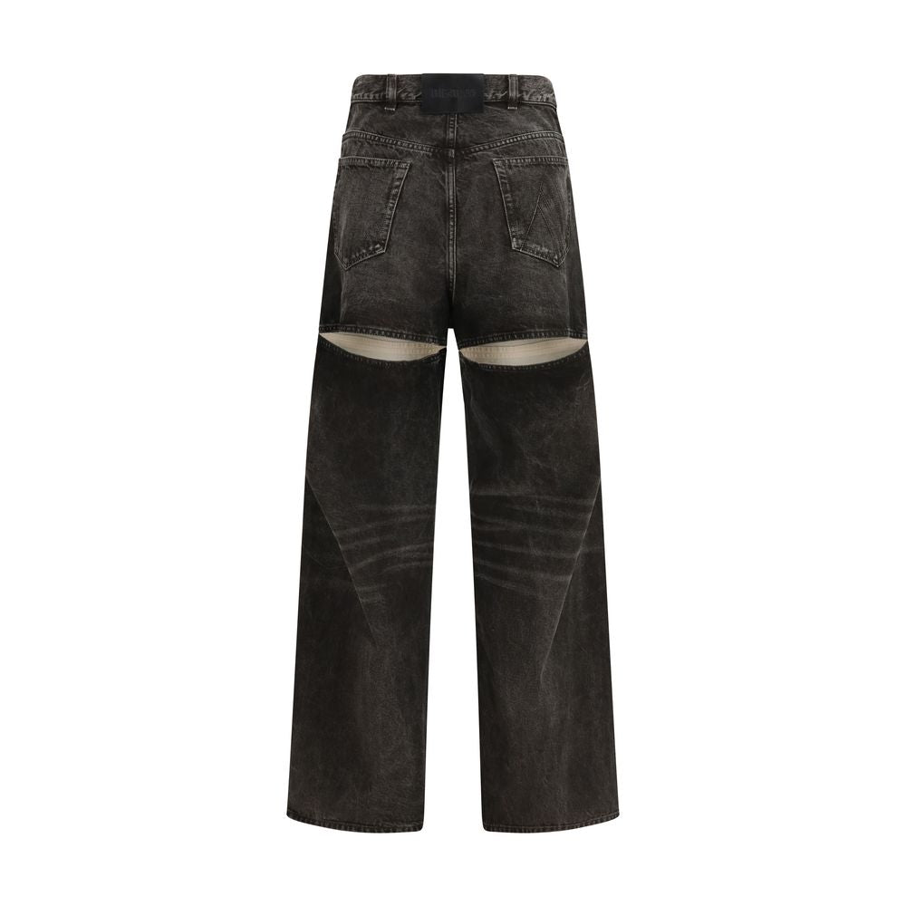 Black Cotton Jeans Denim - ventzia