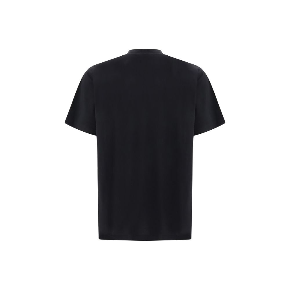 Black Cotton T-Shirt - ventzia