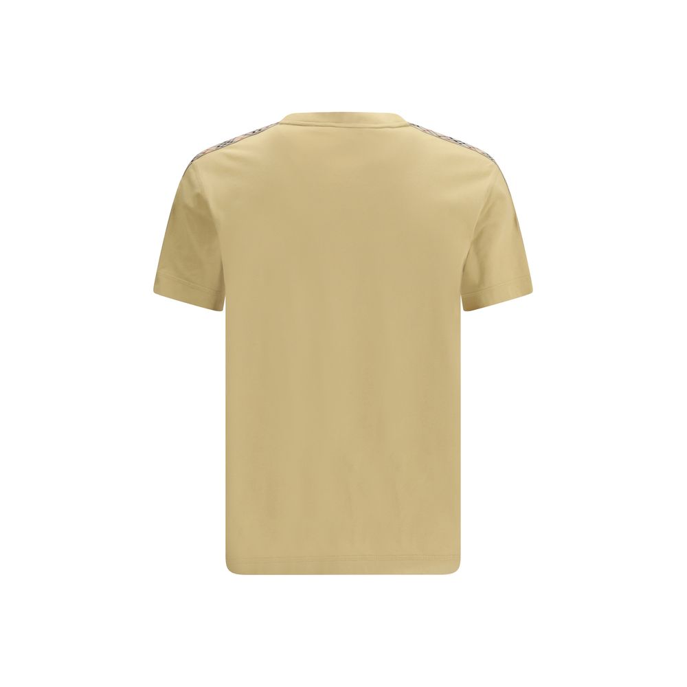 Beige Cotton T-Shirt - ventzia