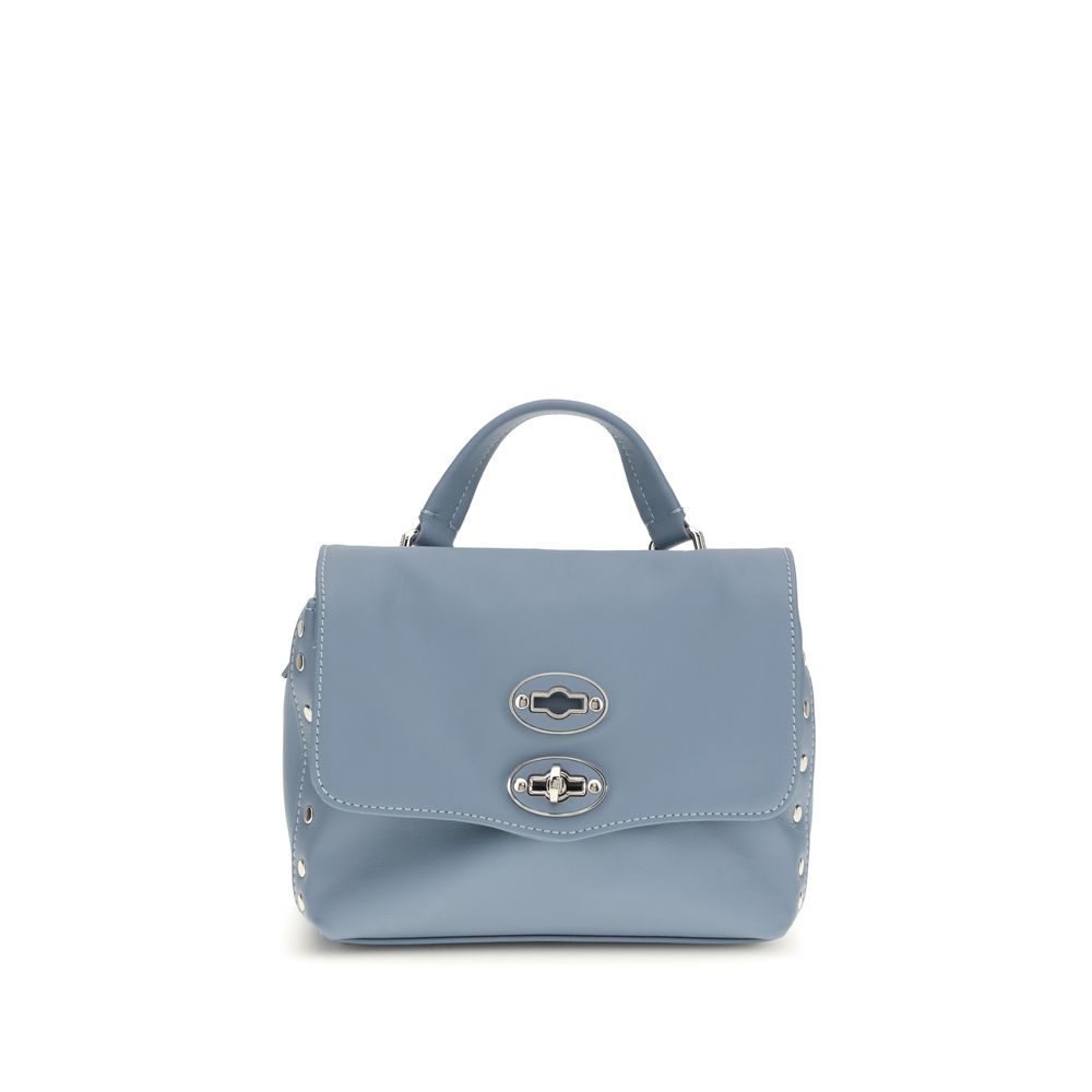 Blue Calf Leather Bos Taurus Handbag - ventzia