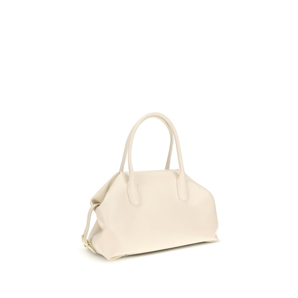 Beige Other Fibres Shoulder Bag - ventzia