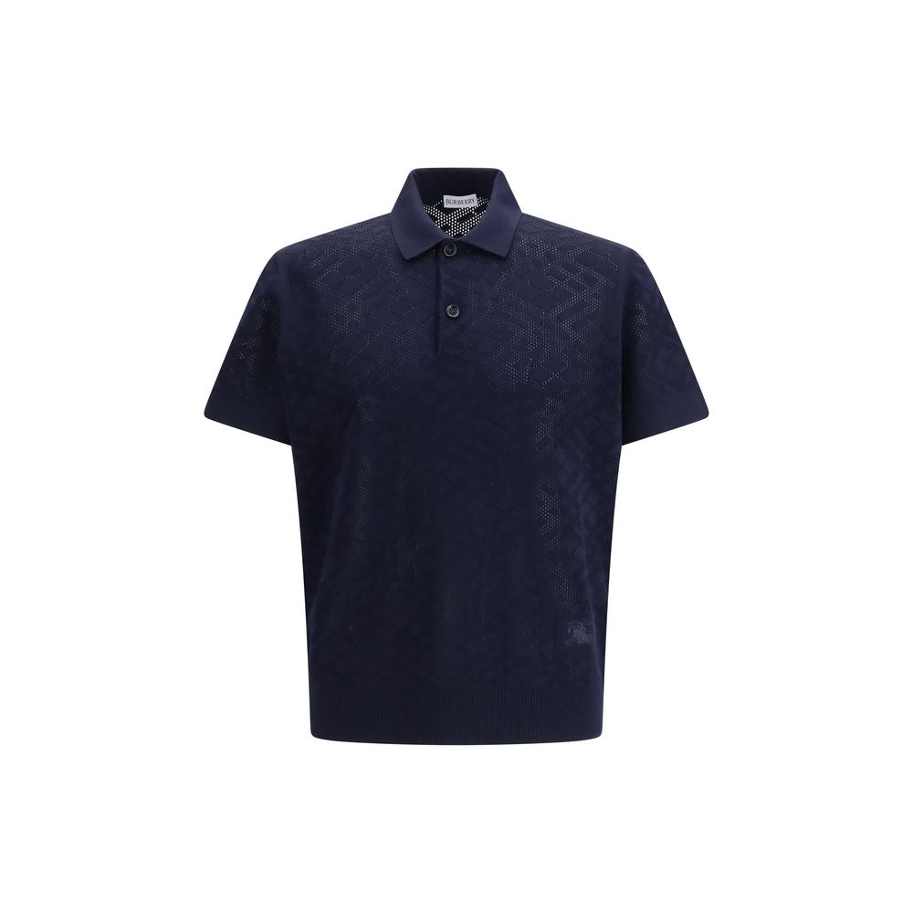 Blue Wool Polo Shirt - ventzia