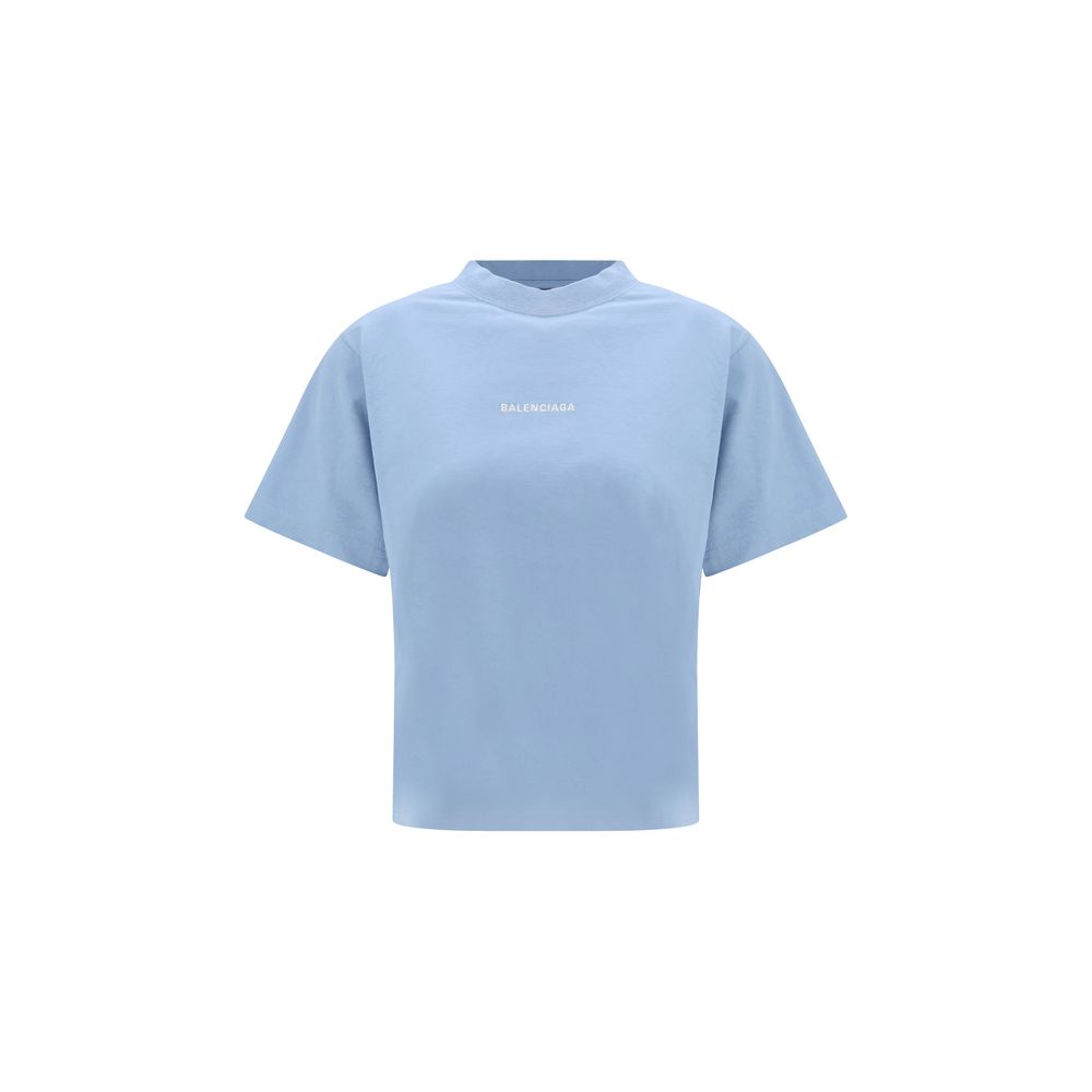 Blue Cotton T-Shirt - ventzia