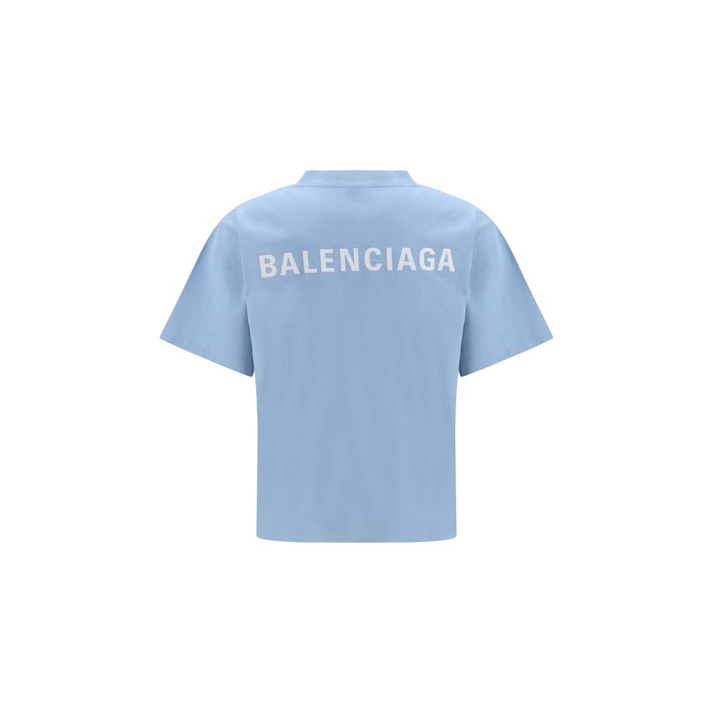 Blue Cotton T-Shirt - ventzia