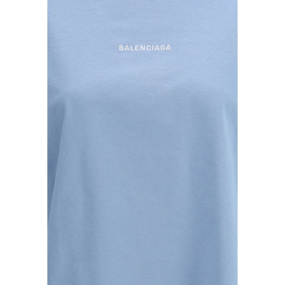 Blue Cotton T-Shirt - ventzia