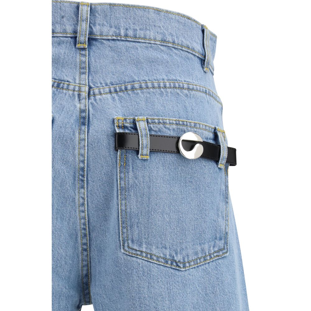 Blue Cotton Bermuda Shorts - ventzia