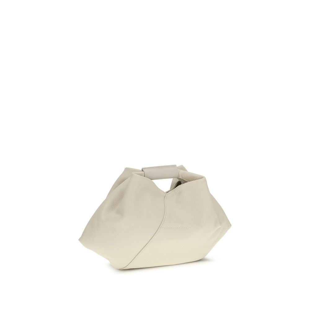 White Calf Leather Bos Taurus Handbag - ventzia