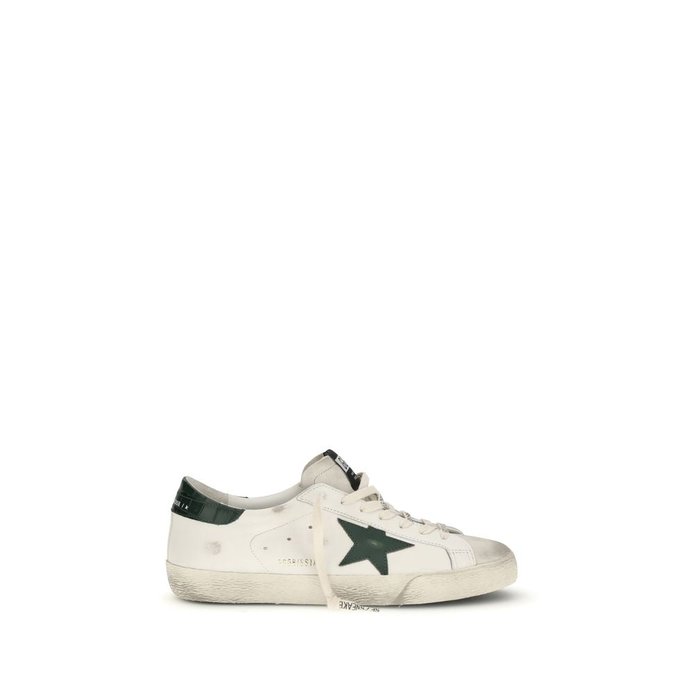 White Calf Leather Bos Taurus Low Top Sneakers - ventzia