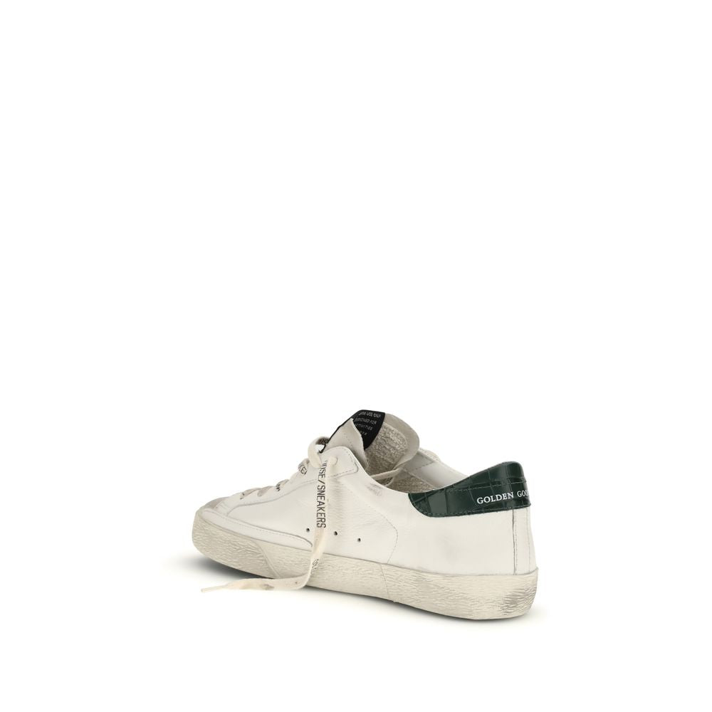 White Calf Leather Bos Taurus Low Top Sneakers - ventzia