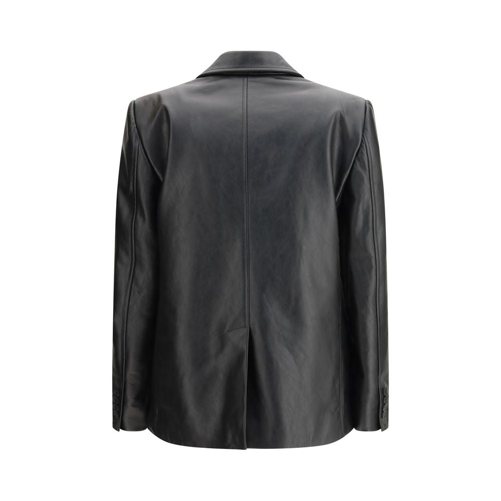 Black Leather Jacket - ventzia