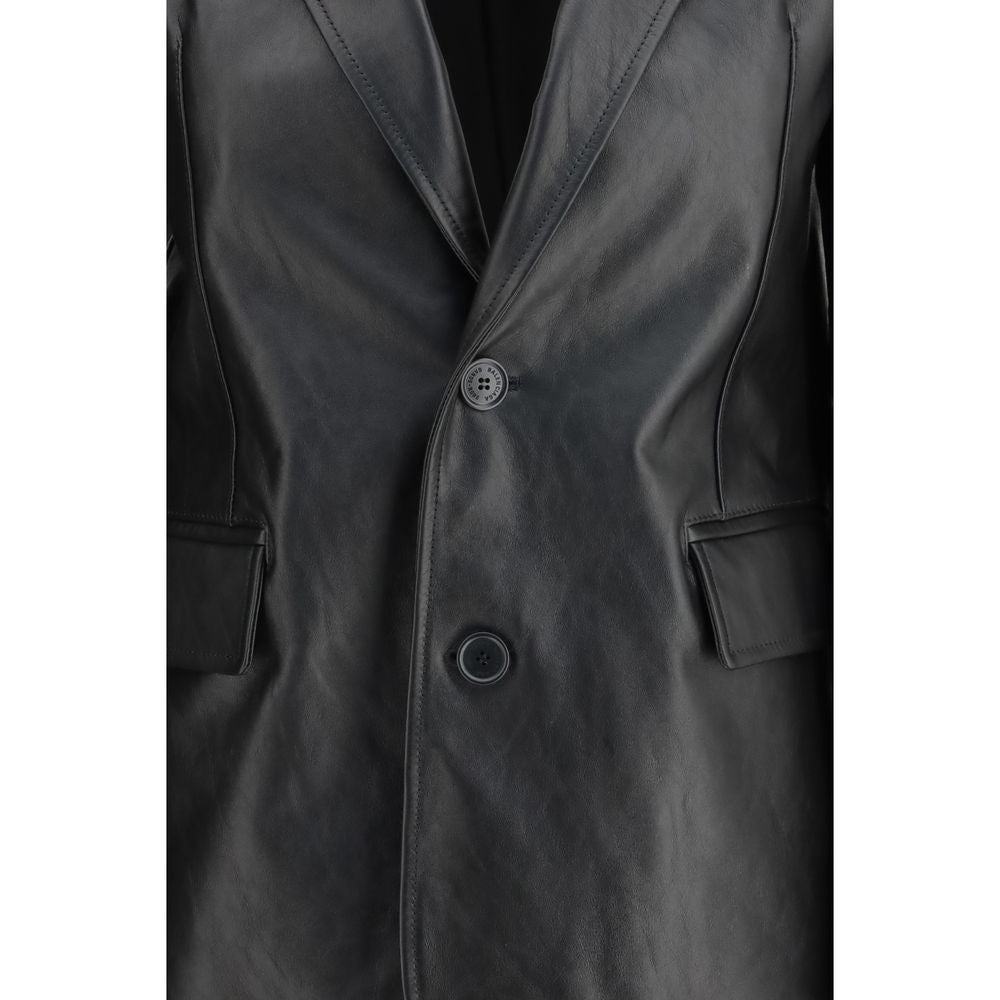 Black Leather Jacket - ventzia