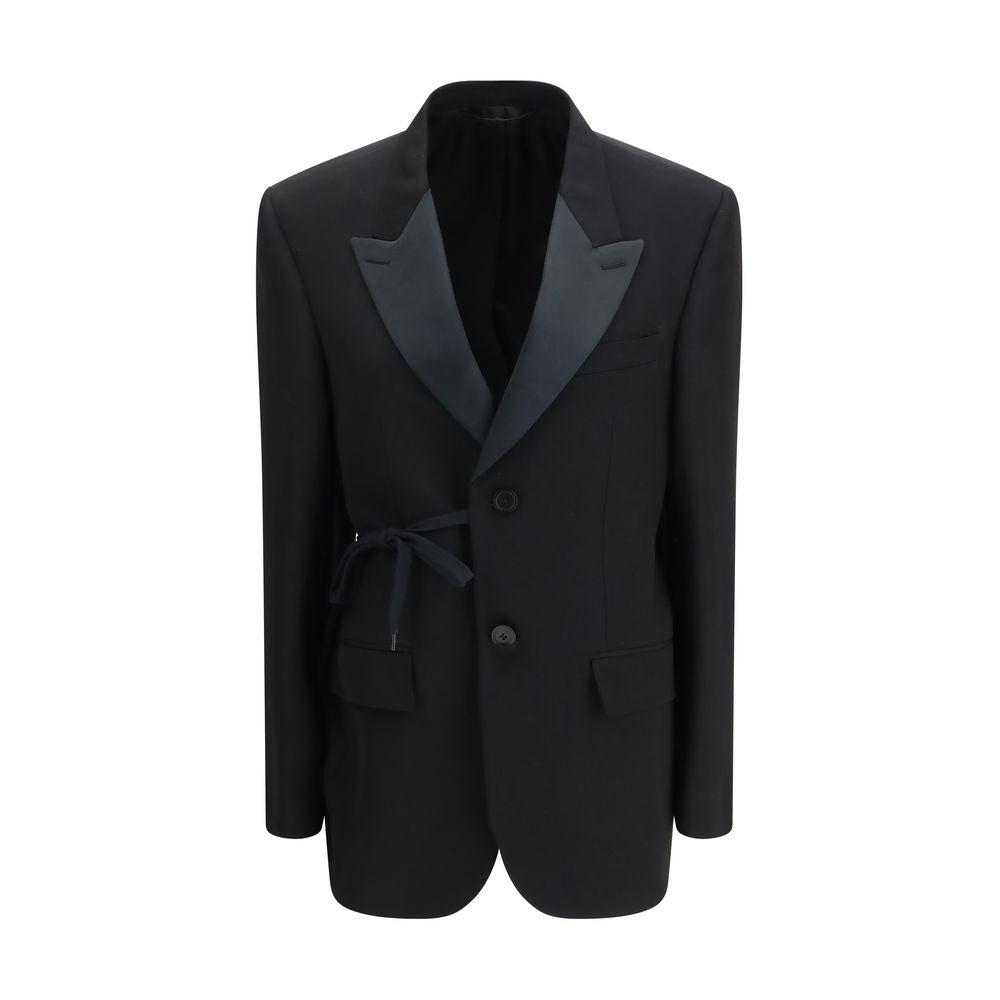 Black Wool Coat - ventzia