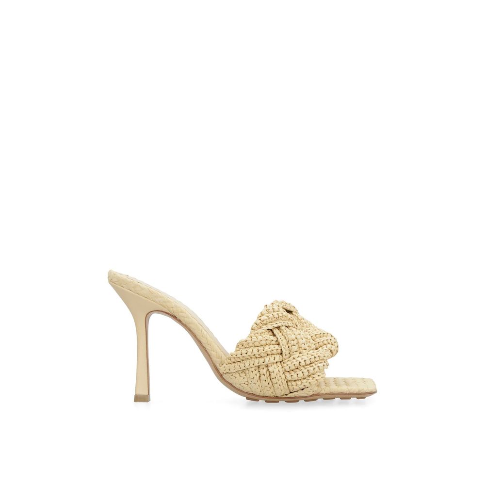Beige Raffia Mules - ventzia
