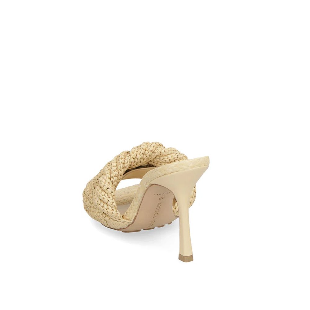 Beige Raffia Mules - ventzia