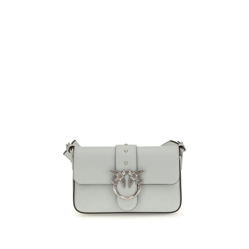 Gray Calf Leather Bos Taurus Shoulder Bag - ventzia