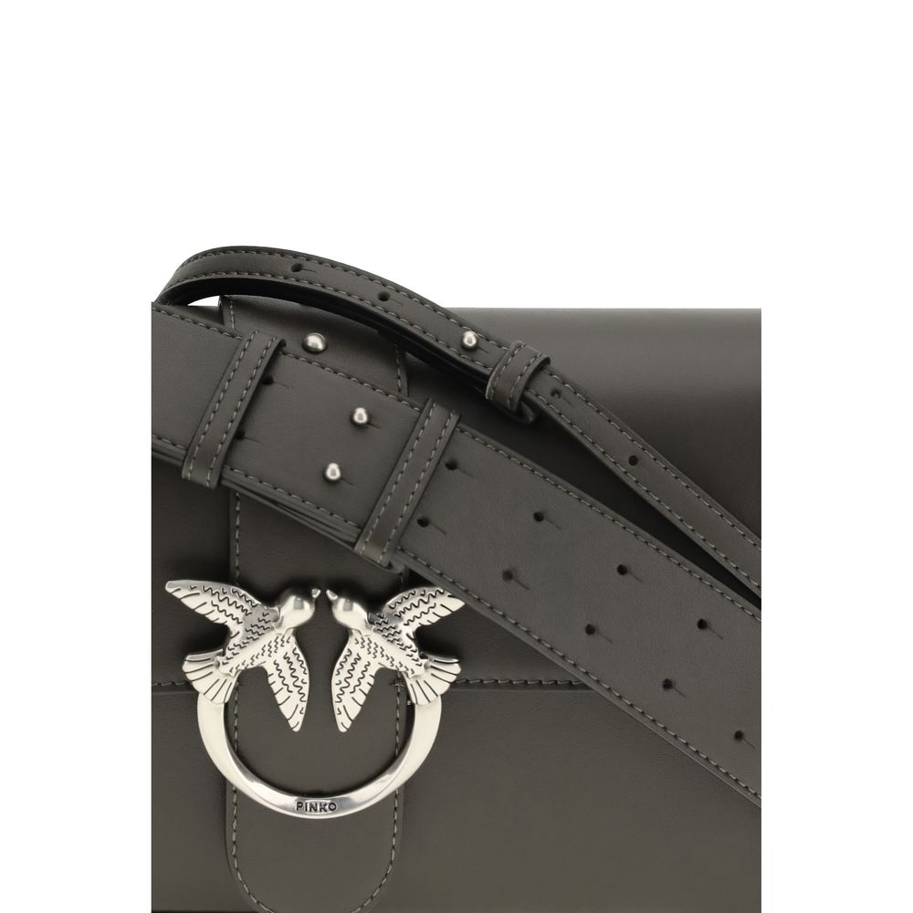 Bicolor Leather Shoulder Bag - ventzia