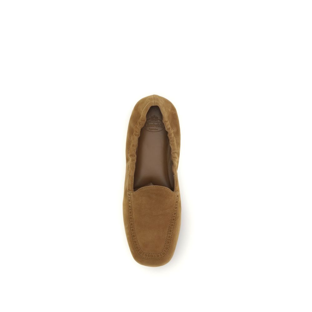 Brown Calf Leather Bos Taurus Slip-On Loafers - ventzia