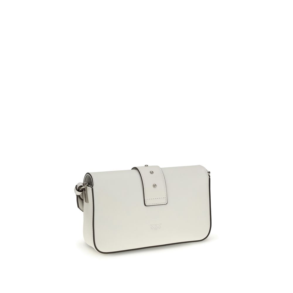 White Calf Leather Bos Taurus Shoulder Bag - ventzia