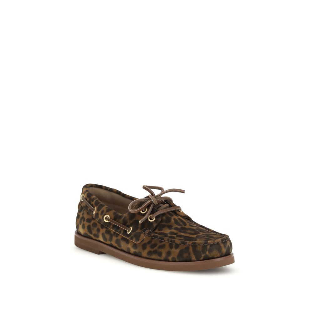Multicolor Calf Leather Bos Taurus Slip-On Loafers - ventzia