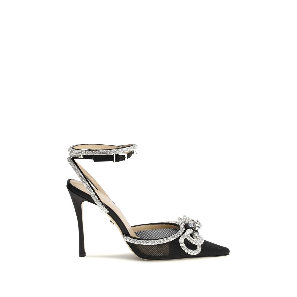 Black Silk Pumps - ventzia