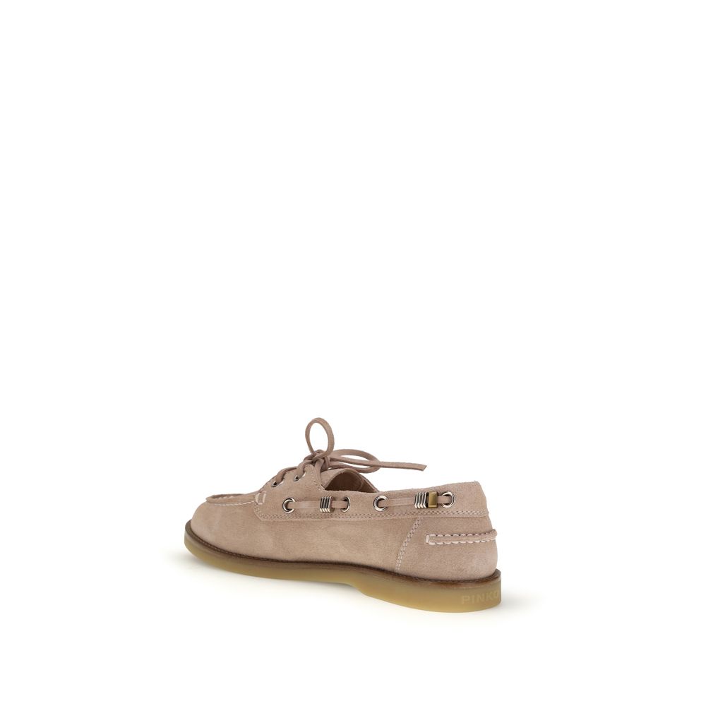 Beige Calf Leather Bos Taurus Slip-On Loafers - ventzia