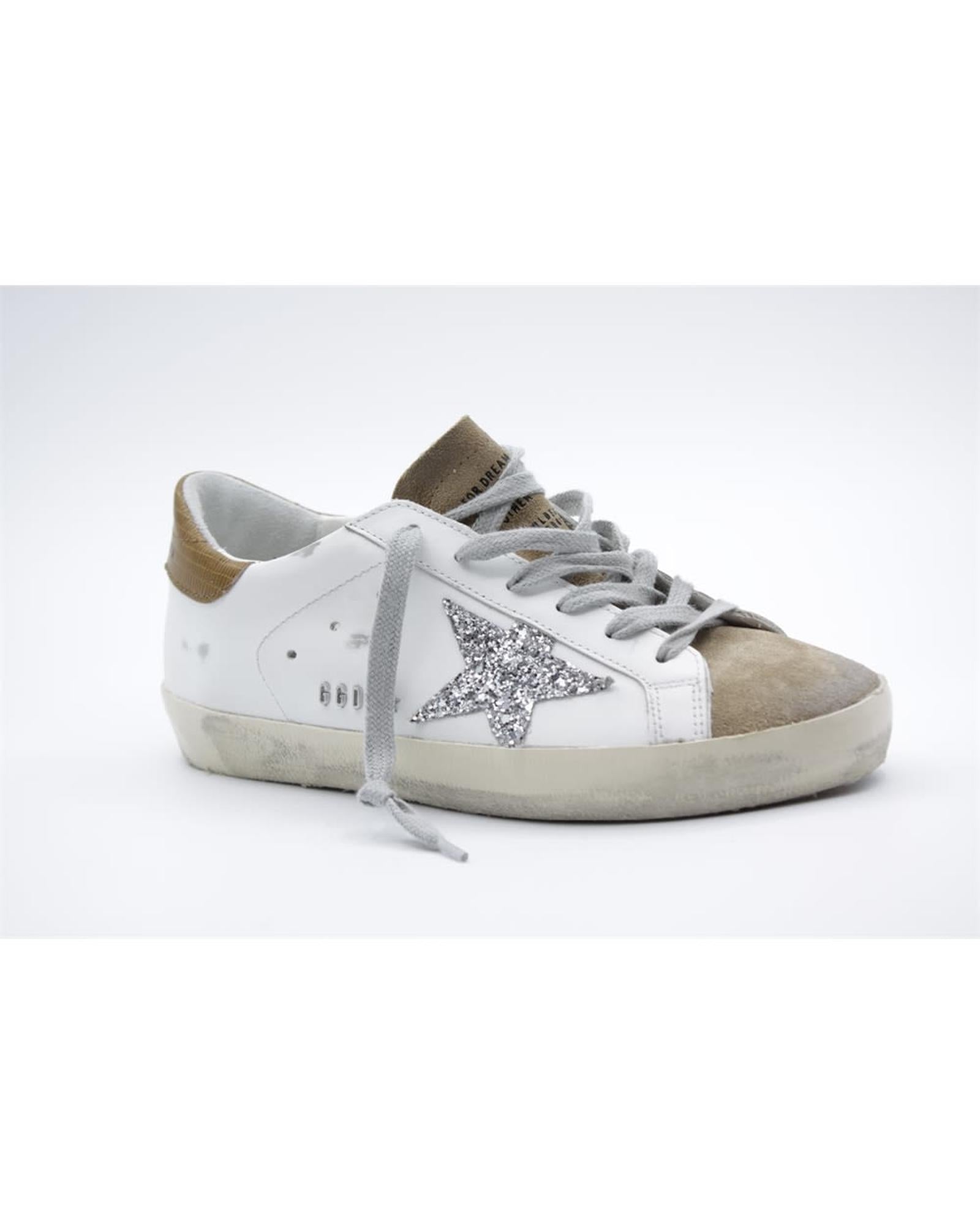 Brown Leather And Textile Low Top Sneakers - ventzia