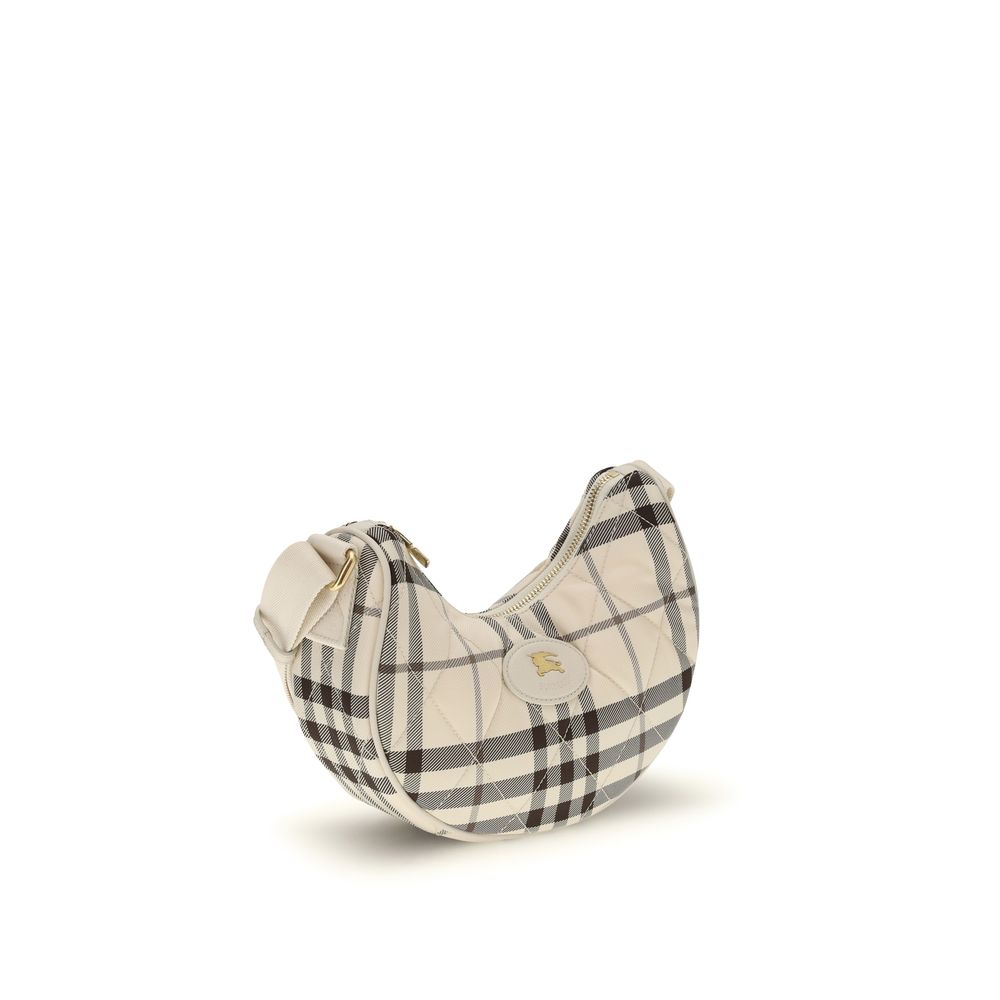 Beige Polyamide Shoulder Bag - ventzia