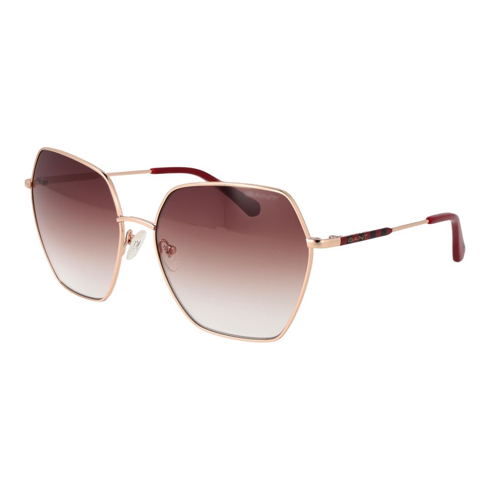 Rose Gold Metal Sunglasses - ventzia