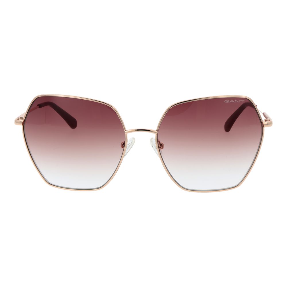 Rose Gold Metal Sunglasses - ventzia