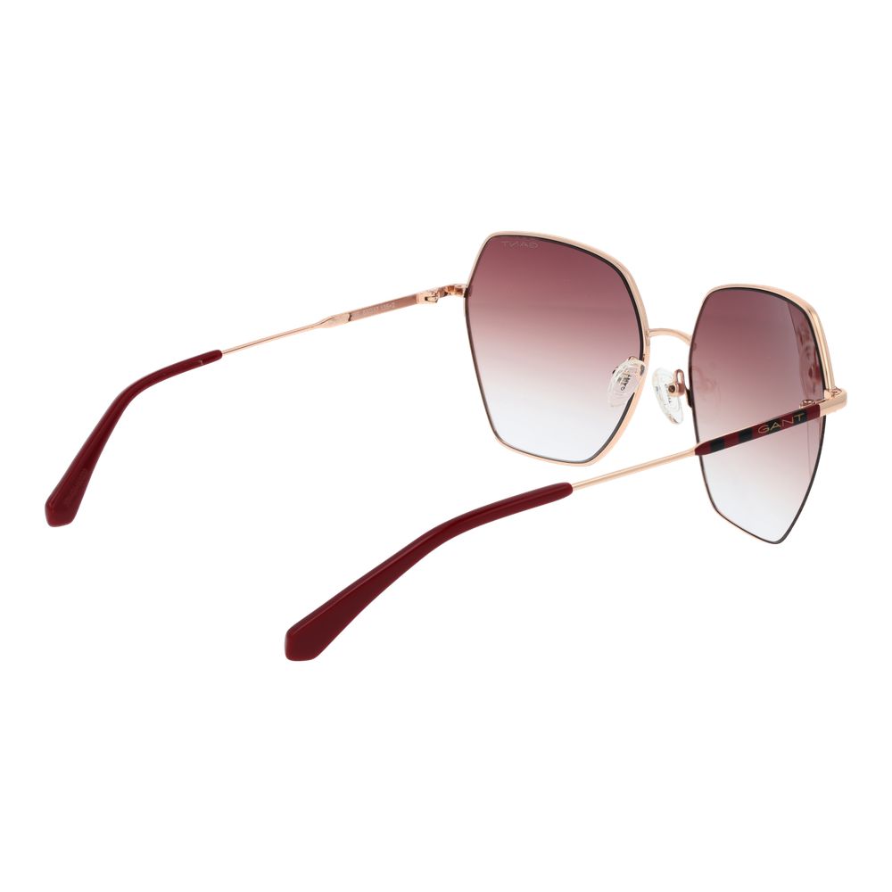 Rose Gold Metal Sunglasses - ventzia