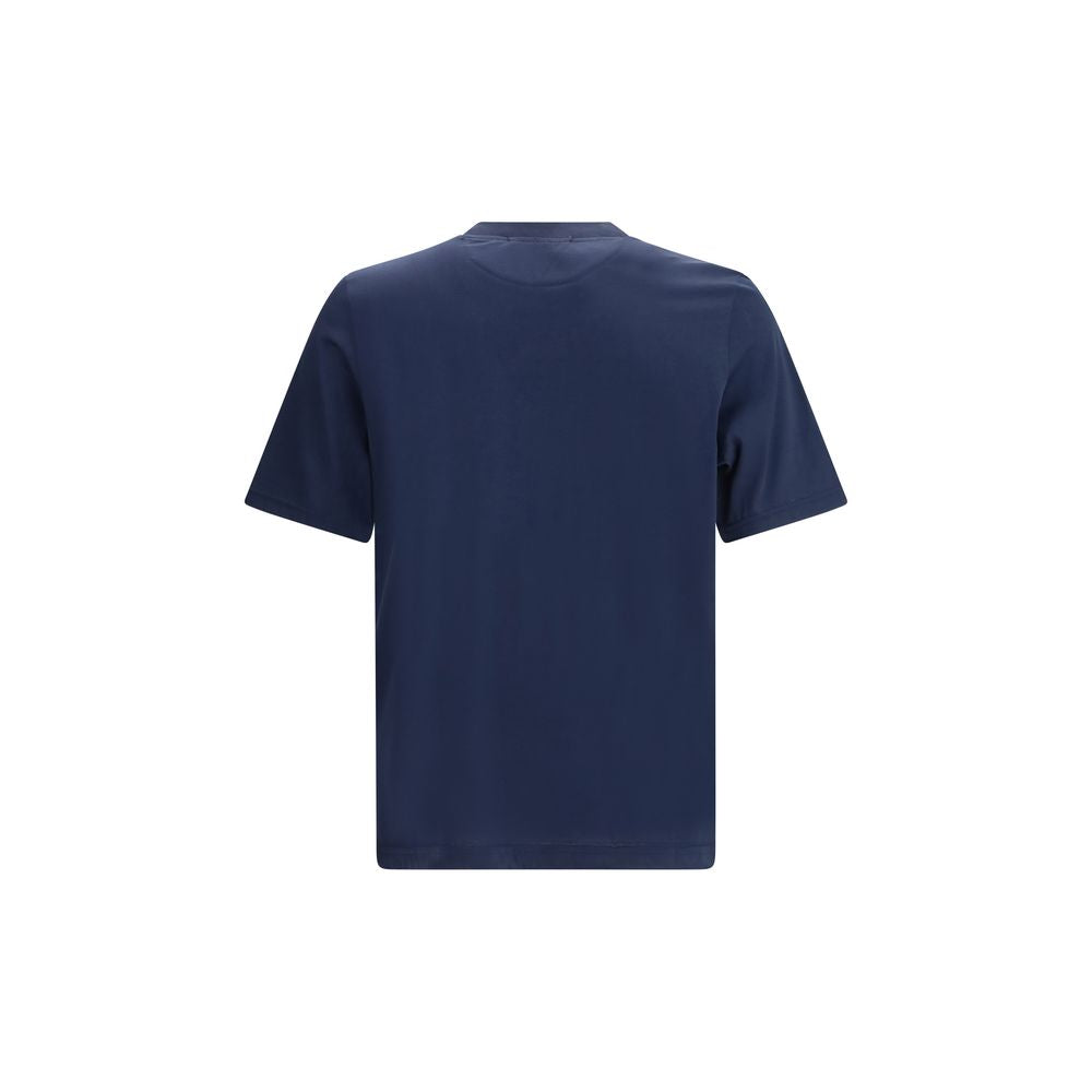 Blue Cotton T-Shirt - ventzia