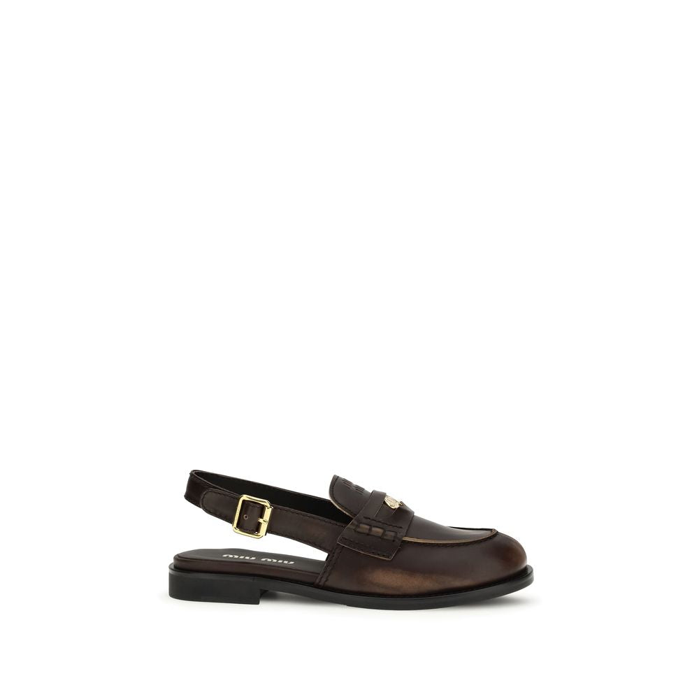 Brown Calf Leather Bos Taurus Slip-On Loafers - ventzia