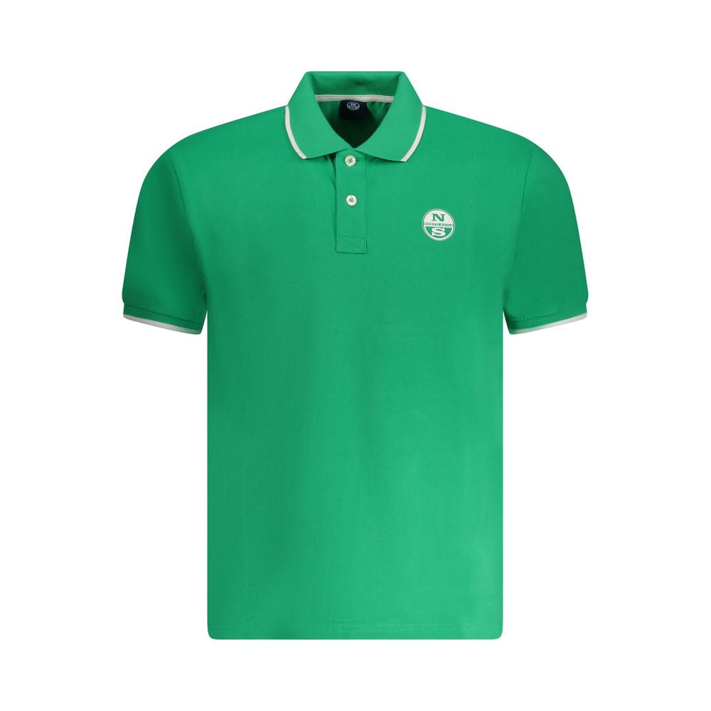 Verde Cotton Male Polo - ventzia
