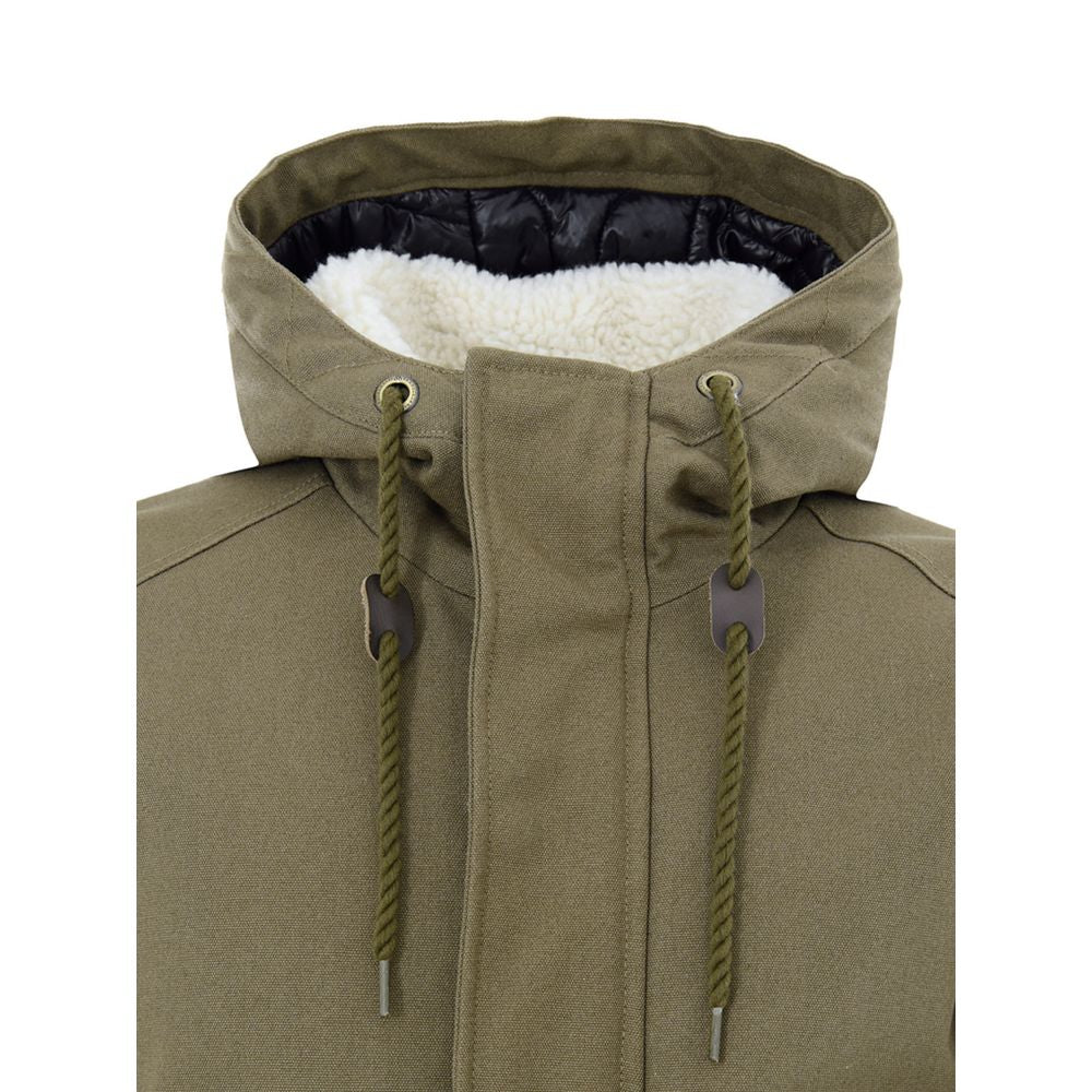 Green Cotton Parka - ventzia