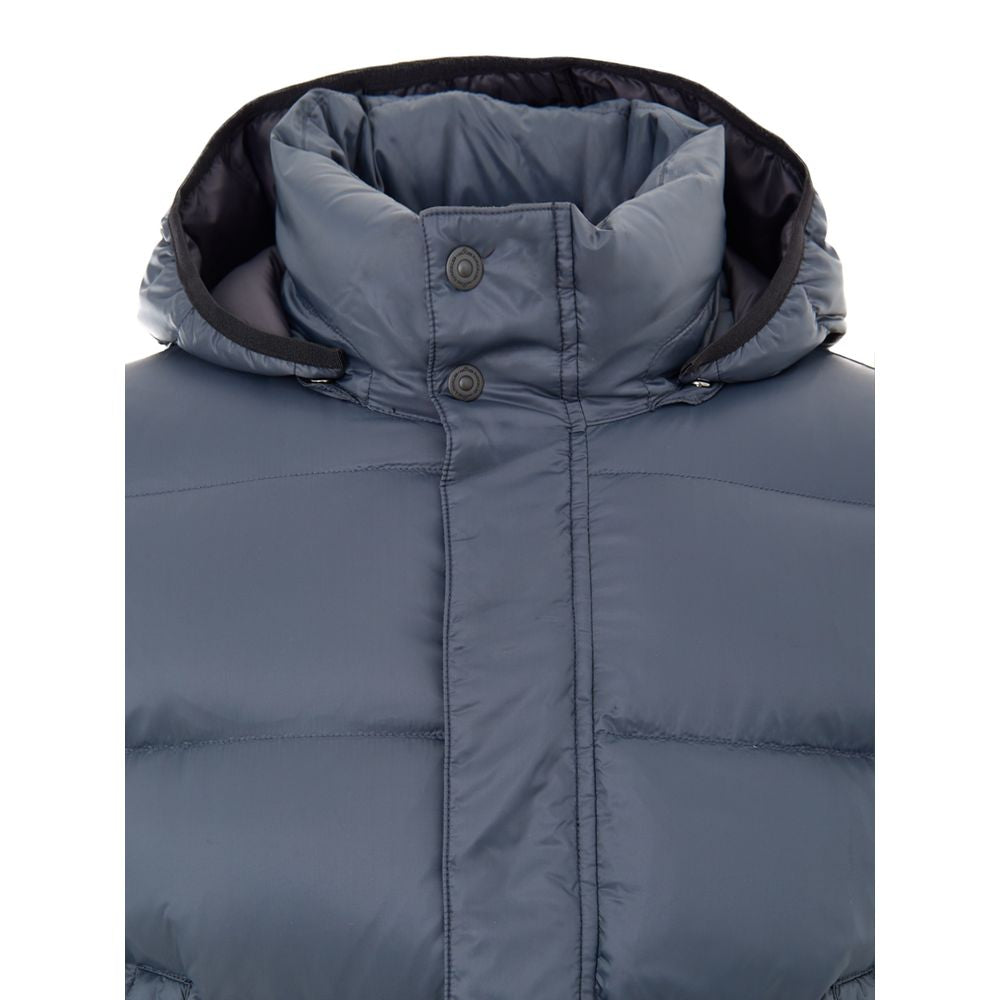 Gray Nylon Coat - ventzia
