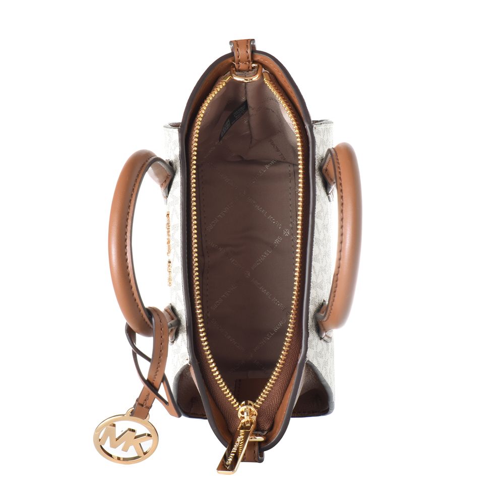 Beige Canvas Handbag - ventzia